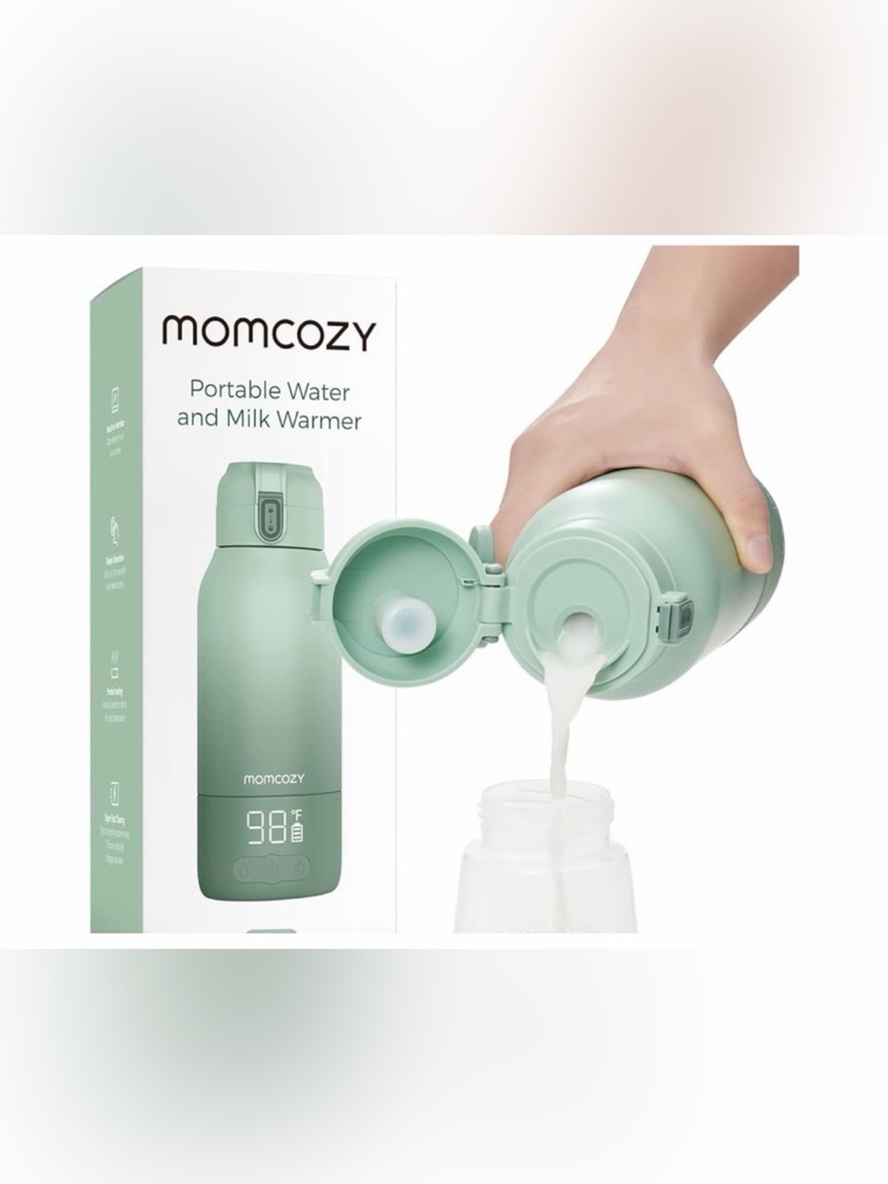 Momcozy Portable Water and Milk
Warmer - Green